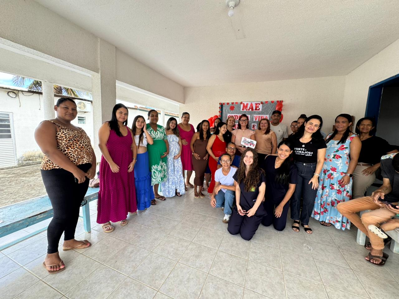 Ação no Posto Santa Inês reúne gestantes em programação especial do Dia das Mães